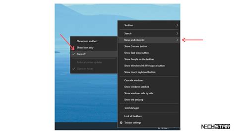How To Disable The News And Interests Widget On Windows 10 Nechstar