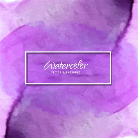 Artistic Watercolor Texture Purple Color Free Vector