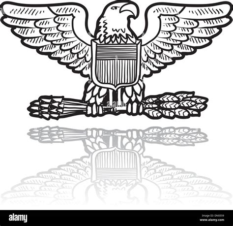 Us Military Eagle Vector Insignia Stock Vector Art And Illustration