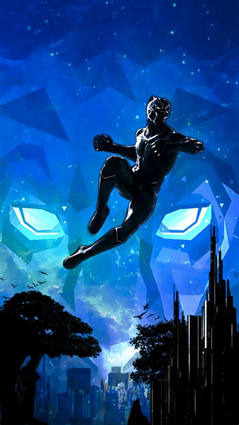 2160x3840 Black Panther Marvel Cinematic Universe Artwork Sony Xperia X