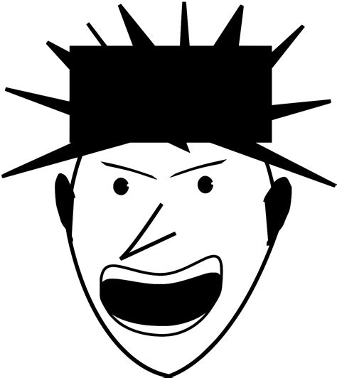 Svg Angry Man Face Free Svg Image And Icon Svg Silh