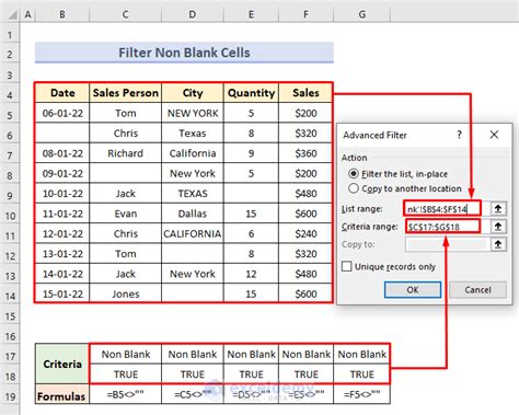 Advanced Filter With Criteria Range In Excel 18 Applications Exceldemy