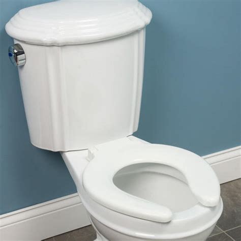 Traditional Open Front Round Toilet Seat White Toilet Seat Toilet