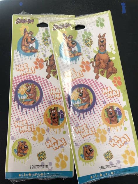 ★ each favor has a lanyard hook attached so they can be Scooby-Doo Party Supplies Favors Stickers 4 pks with 4 ...