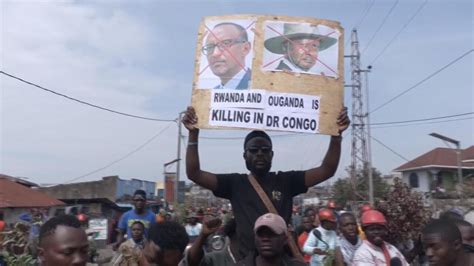 Des Milliers De Manifestants Contre Le Rwanda à Goma En Rd Congo