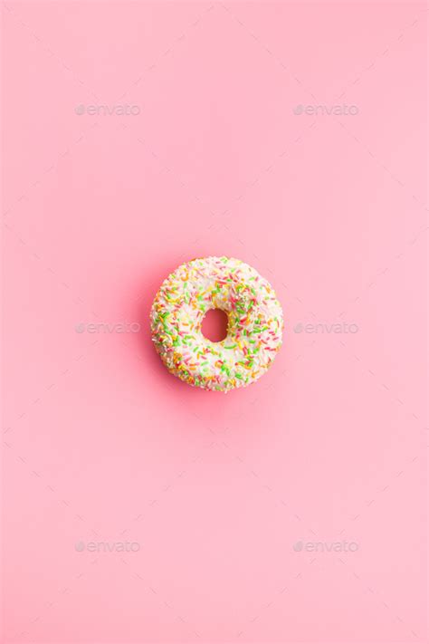 Sweet Sprinkled Donut Stock Photo By Jirkaejc Photodune