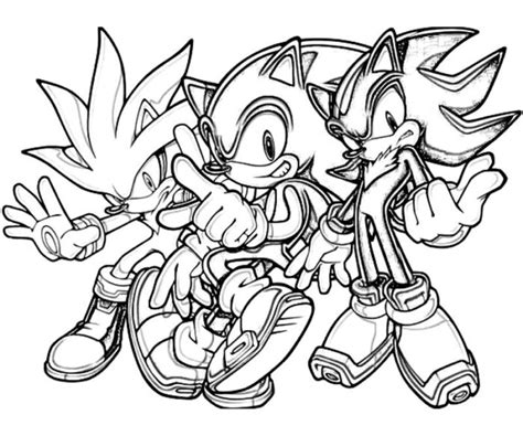 Imágenes de Sonic para Colorear | Dibujar e Imprimir