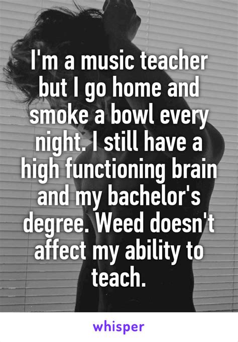 19 Shocking Confessions From Teachers Who Smoke Weed