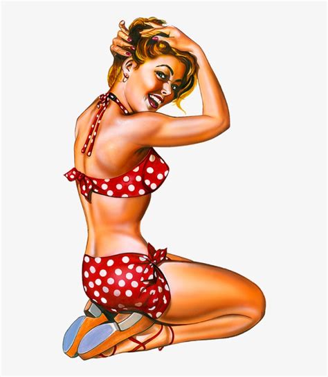 Close Women In The Bikini Cartoon Png Image Transparent Png Free Download On Seekpng