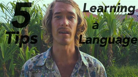 5 Tips On Learning A New Language Youtube