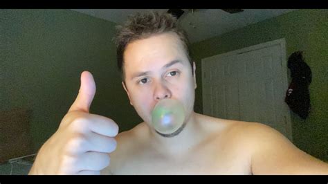 Asmr Gum Chewing And Bubble Blowing Asmr Male Youtube
