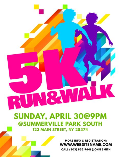 Copy Of 5k Run And Walk Flyer Postermywall