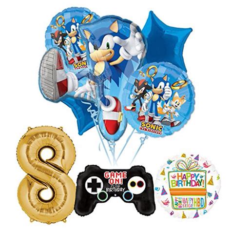The Ultimate Sonic The Hedgehog 8th Birthday Party Supplies Walmart