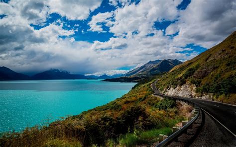 Lake In New Zealand Wallpapers Wallpaper Cave