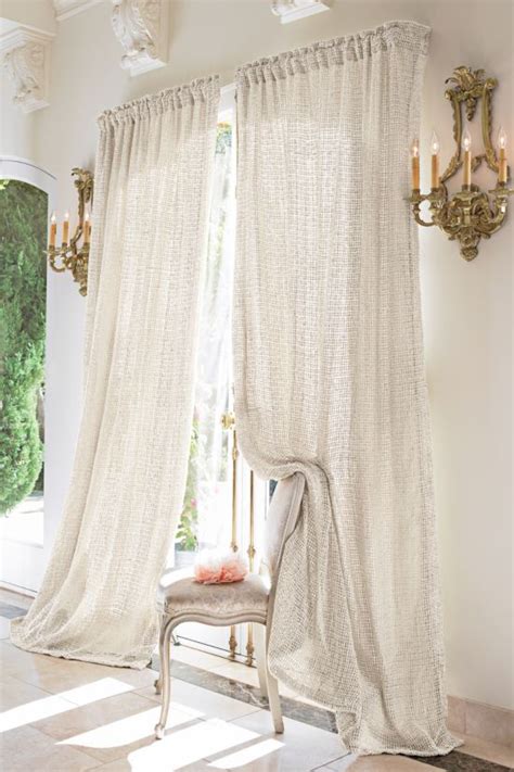 The chateau faux silk grommet top window curtain panels are the perfect compliment to any room these curtains are absolutely beautiful!! Raw Silk Woven Drapery Panel in 2020 | Drapery panels ...