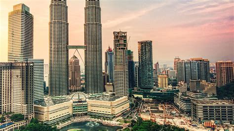 Download Wallpaper 1920x1080 City Skyscrapers Architecture Kuala