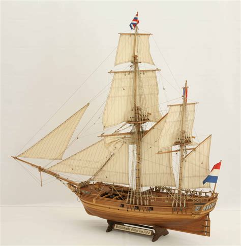 Ship Model Dutch Bomb Galiot Of 1800 Tall Ship