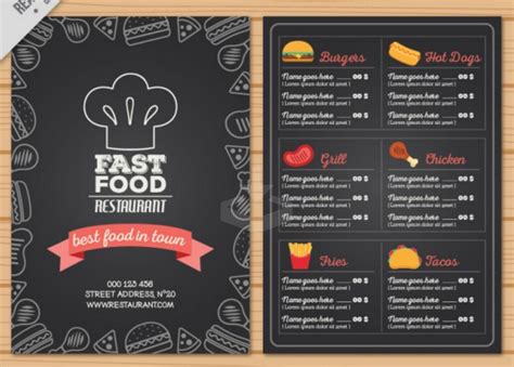 Are you searching for fast food menu card png images or vector? Top 40 Free Restaurant Menu PSD Templates & Mockups 2021 ...