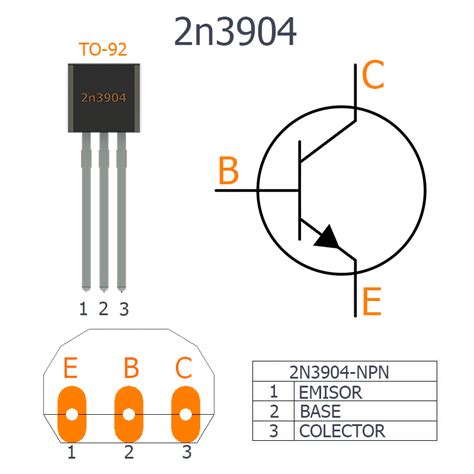 Transistor Npn 2n3904 Tettsa Tienda