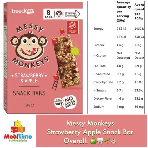 Messy Monkeys Snack Bars Chewsday Reviews