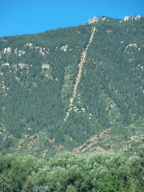 The Incline Of Manitou Springs Co 2200 Verticle Incline In 1 Mile
