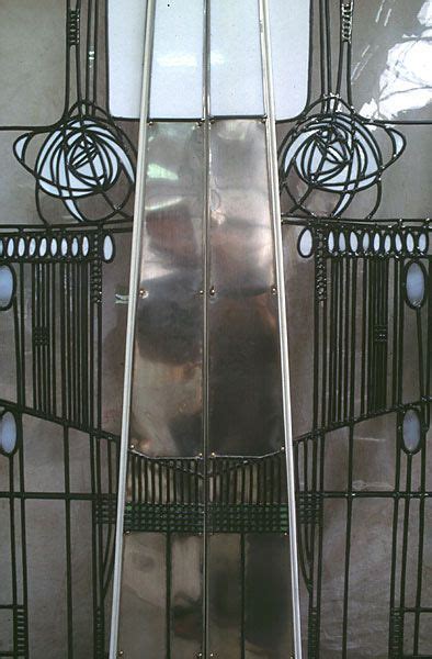 Charles Rennie Mackintosh Stained Glass Door Stained Glass Designs Stained Glass Panels