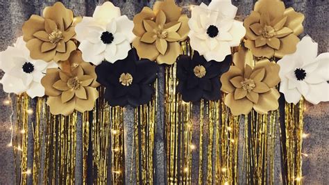 Birthday Party Decoration Ideas At Home Very Easy Paper Flower