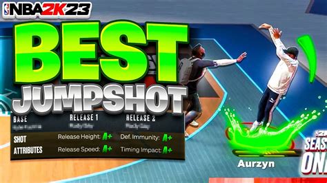 New Best Jumpshot On Nba 2k23 Green Every Shot And Never Miss Again