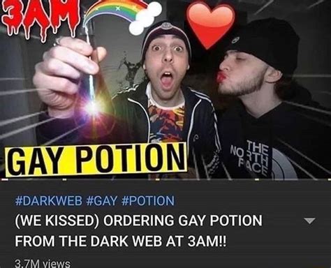 DARKWEB GAY POTION WE KISSED ORDERING GAY POTION FROM THE DARK WEB