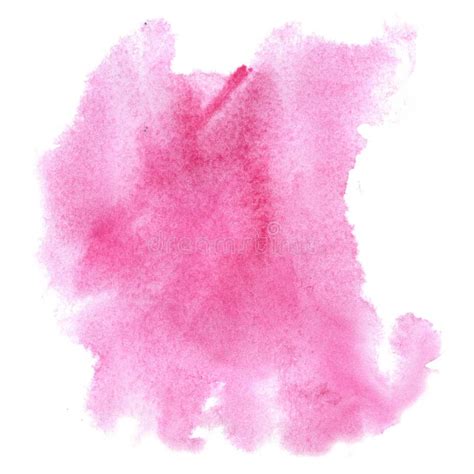Abstract Pink Watercolor Splash Watercolor Drop Isolated Blot For Your