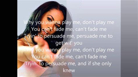 aaliyah feat missy elliot if your girl only knew remix with on screen lyrics youtube