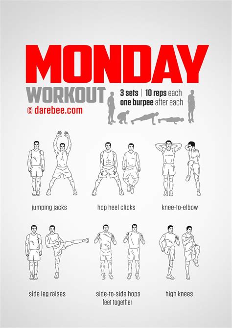 The Monday Workout Monday Workout Cardio Workout At Home Cardio