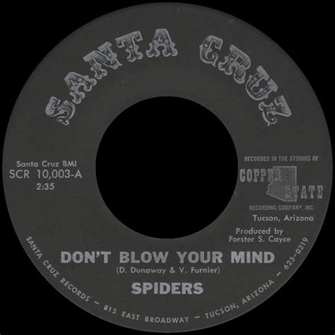 spiders don t blow your mind 1966 vinyl discogs