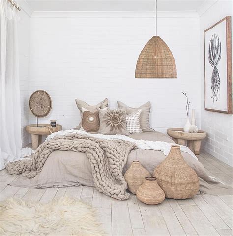 A Dreamy And Cozy Bedroom With The Perfect Mix Of Texture Neutral