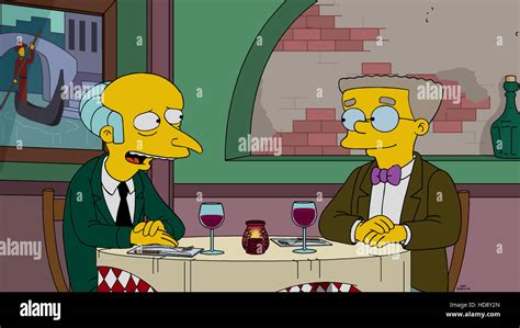 Los Simpsons L R El Sr Burns Aka Charles Montgomery Burns Waylon Smithers Voces Harry