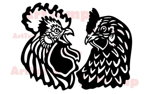 Rooster Chicken Svg Rooster Dxf Peeking Svg For Cricut Etsy
