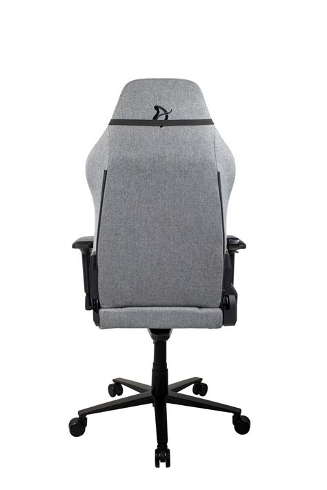 Chair Gaming Arozzi Primo Woven Fabric Grey Black Logo