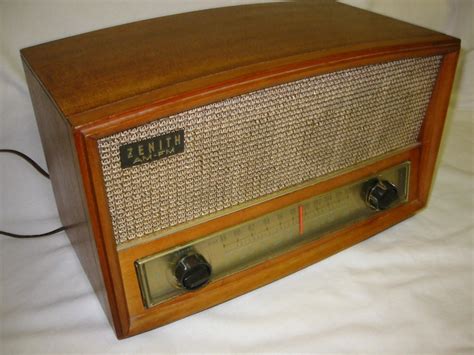 Vintage 1950s Zenith Amfm Tube Table Top Radio Model G730 Etsy