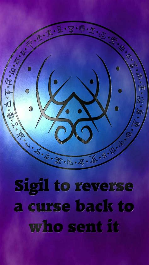Reverse A Curse Back To Who Sent It Sigil Magic Magick Symbols