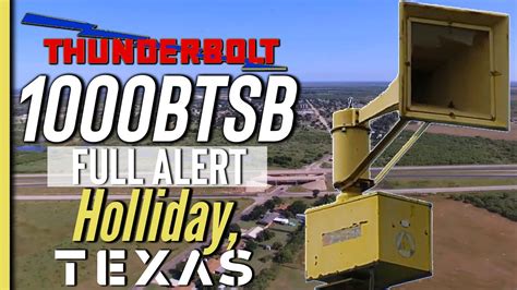 Federal Signal Thunderbolt 1000btsb Siren Test Full Alert Holliday