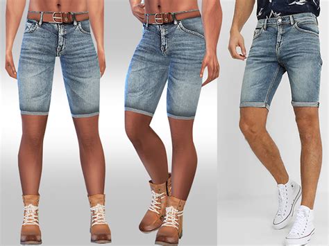 Sims 4 Cc Best Jean Shorts Cutoffs For Girls Guys Fandomspot Parkerspot