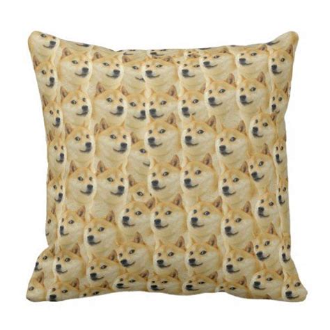 Shibe Doge Fun And Funny Meme Adorable Throw Pillow
