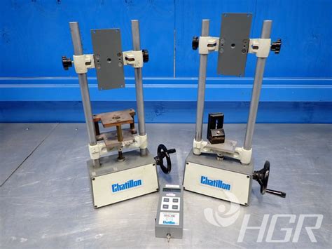 Used Chatillon Digital Force Scale W Stands Hgr Industrial Surplus