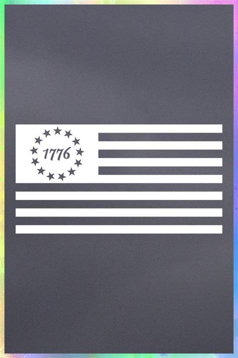 1776 Flag Vinyl Decal Sticker