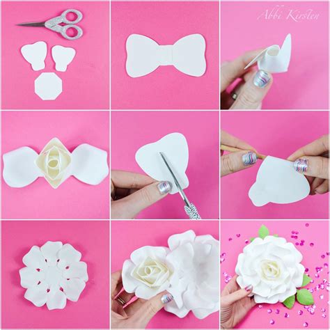 How To Make Paper Flowers That Look Like Bows