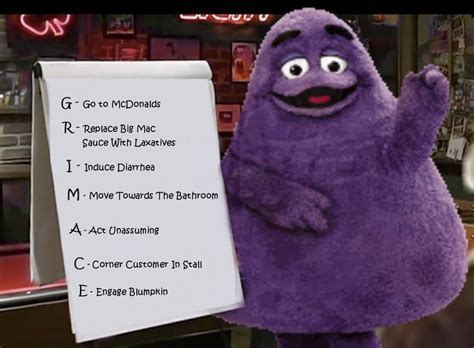 Pin By Jimbles Notronbo On Grimace Memes Funny Back In The Day