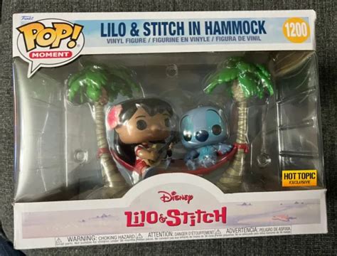 Funko Disney Lilo And Stitch Pop Moment Lilo And Stitch In Hammock New Ht
