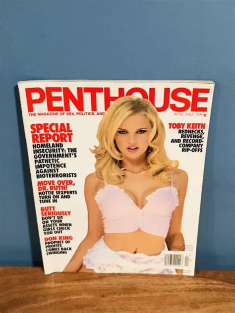 Vintage Penthouse Magazine April Hannah Harper Nude Centerfold