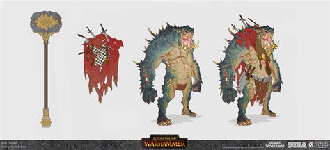 Total War Warhammer Throgg Wulfrik The Wanderer Chaos Troll