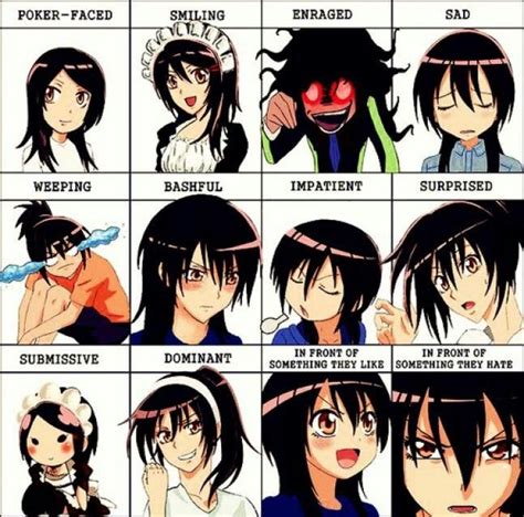 Anime Expressions Ideas For Characters Pinterest Anime